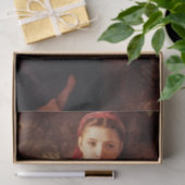 Knitting Woman van William-Adolphe Bouguereau Tissuepapier (Geschenk)