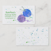 Knitting Yarn Visitekaartje (Voorkant / Achterkant)