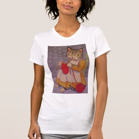 Knitty Kat T-shirt (Voorkant)
