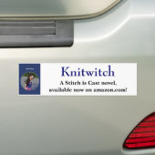 Knitwitch-Bumpersticker Bumpersticker (Op auto)