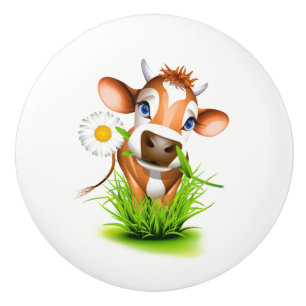 Knob-Daisy van keramische kabinetten Knop