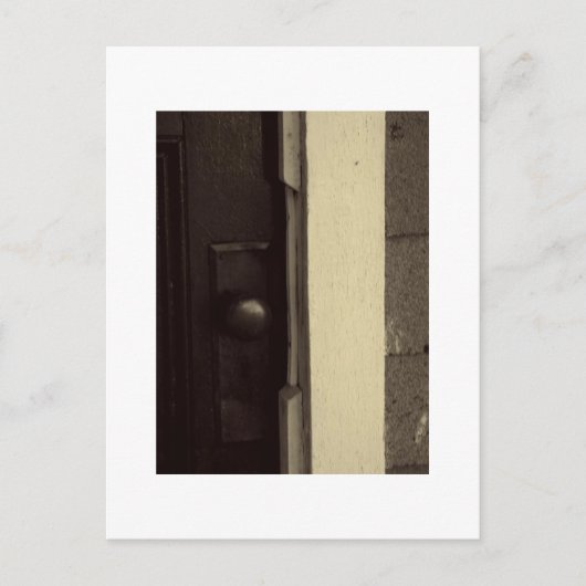 Knob in Sepia Briefkaart (Voorkant)