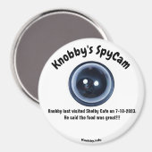 Knobby's SpyCam Shelby Cafe Magneet (Voorkant / Achterkant)