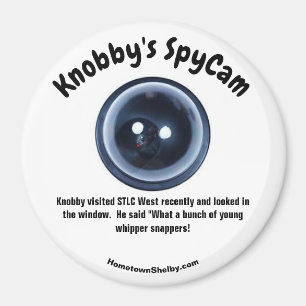 Knobby's SpyCam STLC West Fun Koelkast Magneet