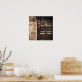 Knock en it wordt geopend poster (Keuken)