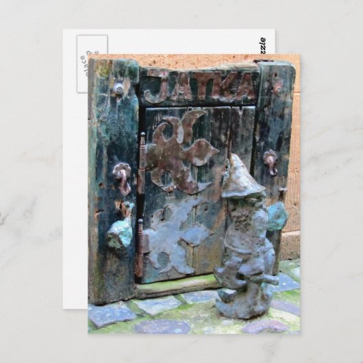 "Knock Knock Gnome" - Wroclaw, Pologne Carte posta (Devant / Derrière)