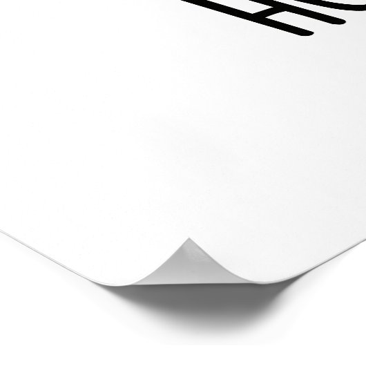 Knock Knock Hoos Daar Funny Owl Pun Poster (Hoek)