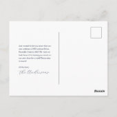 Knock Knock Moving Announcement Briefkaart (Achterkant)