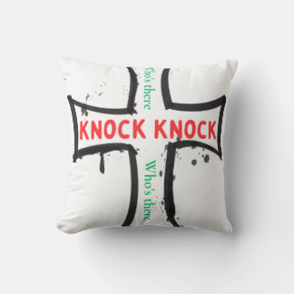 Knock Knock speciaal uniek ontwerp Kussen