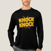 Knock knock Tri-Blend shirt (Voorkant volledig)