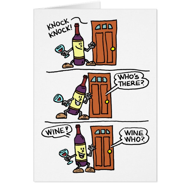 Knock Knock Wine niet gevierd Moederdag (Voorkant)