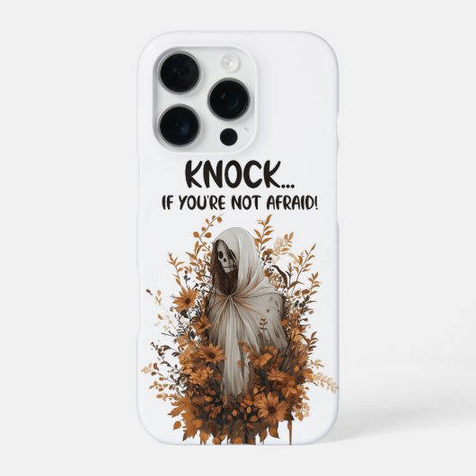 Knock of the Reaper: Herfstgotiek iPhone Hoesje (Achterkant)