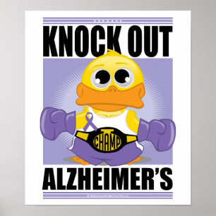 Knock Out Alzheimer Poster
