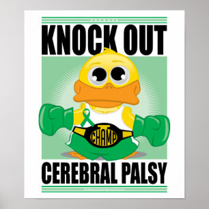 Knock Out Cerebral Palsy Poster
