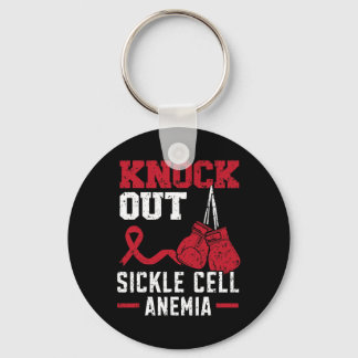 Knock-out sikkelcelanemie bloedaandoening sikkelce sleutelhanger