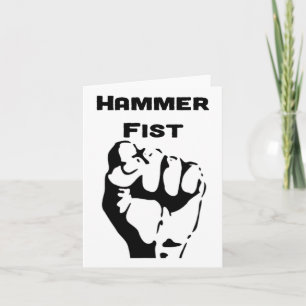 Knockout Boxing Hammer Fist Kaart