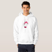 Knockout Hoodie (rood) (Voorkant volledig)