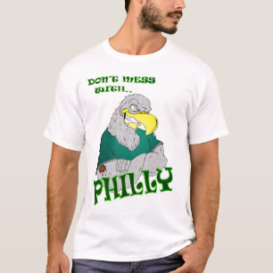 Knoei niet met football Philly T-shirt