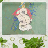 Knoflook Braid Tea Towel Theedoek (Gevouwen)