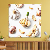 knoflook canvas afdruk (Insitu (Woonkamer))