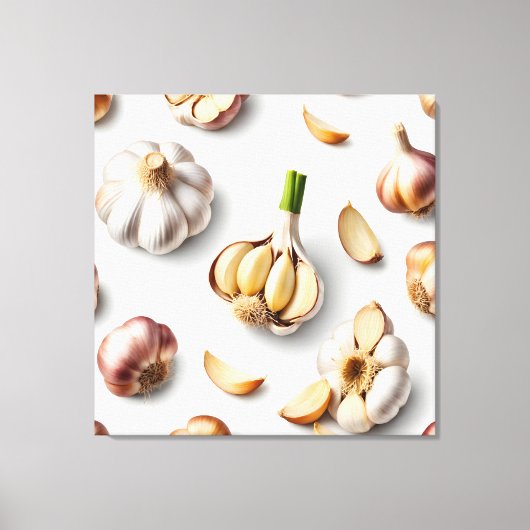 knoflook canvas afdruk (Voorkant)