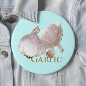 Knoflook en knoflook ronde button 6,0 cm (In situ)