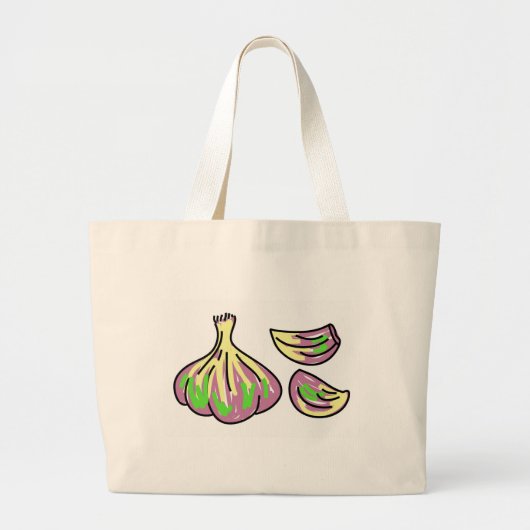 knoflook grote tote bag (Voorkant)