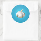 Knoflook Ronde Sticker (Tas)