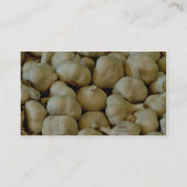 Knoflook, vers visitekaartje (Achterkant)
