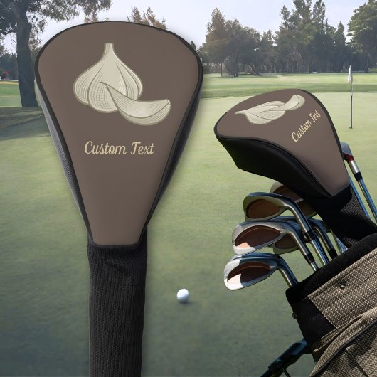 Knoflook Woodcut Icon Golfheadcover