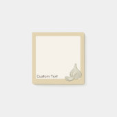 Knoflook Woodcut Icon Post-it® Notes (Voorkant)