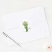 KnoflookChives Herb Round Stickers (Envelop)