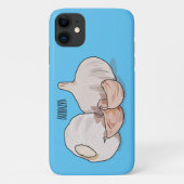 Knoflookillustratie cartoon Case-Mate iPhone case (Achterkant)