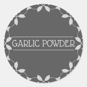 Knoflookpoeder Spice Jar Stickers