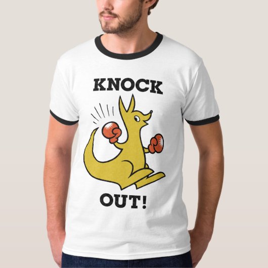 KNOK UIT! T-SHIRT (Voorkant)