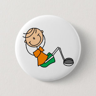 Knokfiguur Die Sit-ups Knop Doet Ronde Button 5,7 Cm