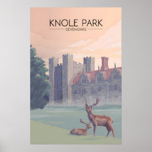 Knole Park Sevenoaks Reisposter Poster