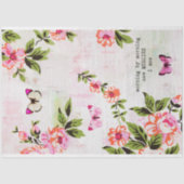 Knollen en vlinderbloemigen tissuepapier (Voorkant)