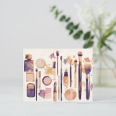 Knolling Make-up Briefkaart (Staand voorkant)