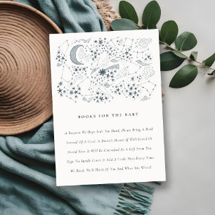 Knolselderij van de Sterrennacht  voor Baby shower Informatiekaartje