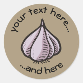 Knolstaafje Ronde Sticker