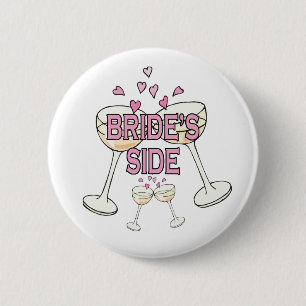 Knoop: Bride's Side Ronde Button 5,7 Cm