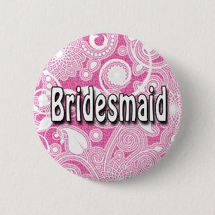 Knoop: Bridesmaid Ronde Button 5,7 Cm