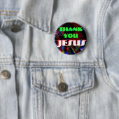 knoop-Dank u Jezus Ronde Button 5,7 Cm (In situ)