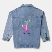 knoop denim jacket (Achterkant)