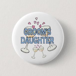 Knoop: Groom's dochter Ronde Button 5,7 Cm