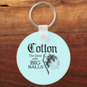 KNOOP HET PLANT MET GROTE BALLEN SLEUTELHANGER (Voorkant)