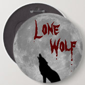 Knoop: Lone Wolf Button (Voorkant /achterkant)
