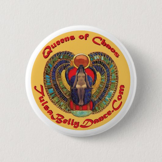 knoop of sticker van de naad ronde button 5,7 cm (Voorkant)