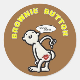 KNOOP RONDE STICKER